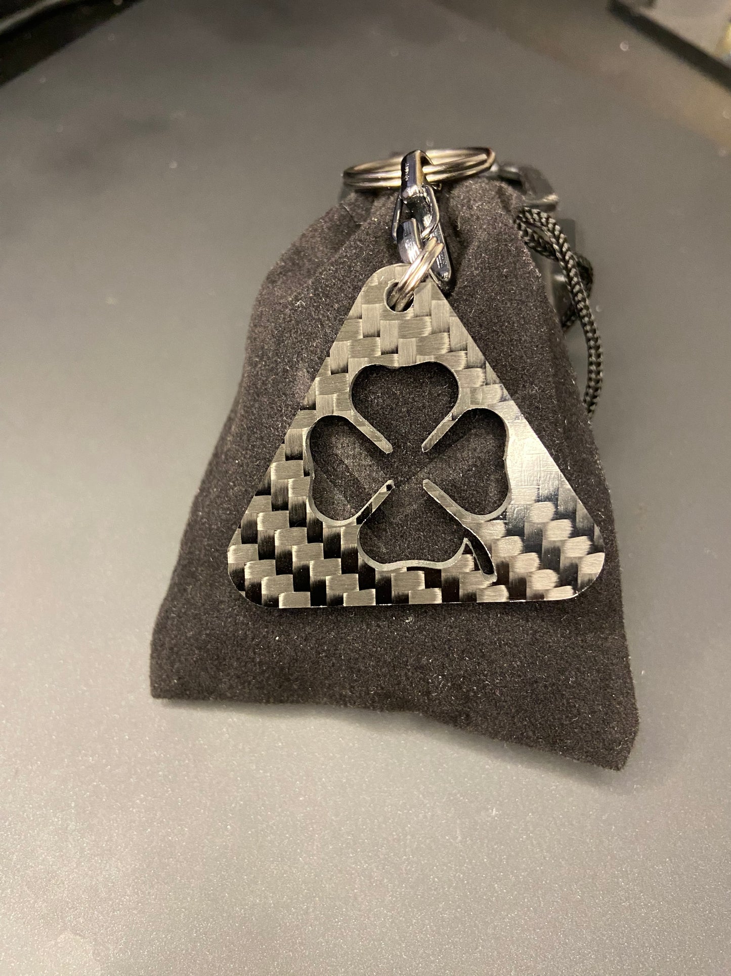 Alfa Romeo Quadrifoglio keychain