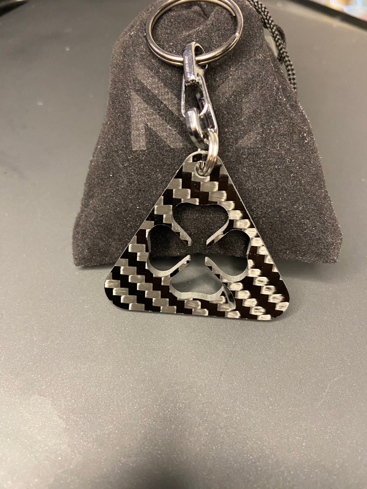 Alfa Romeo Quadrifoglio keychain