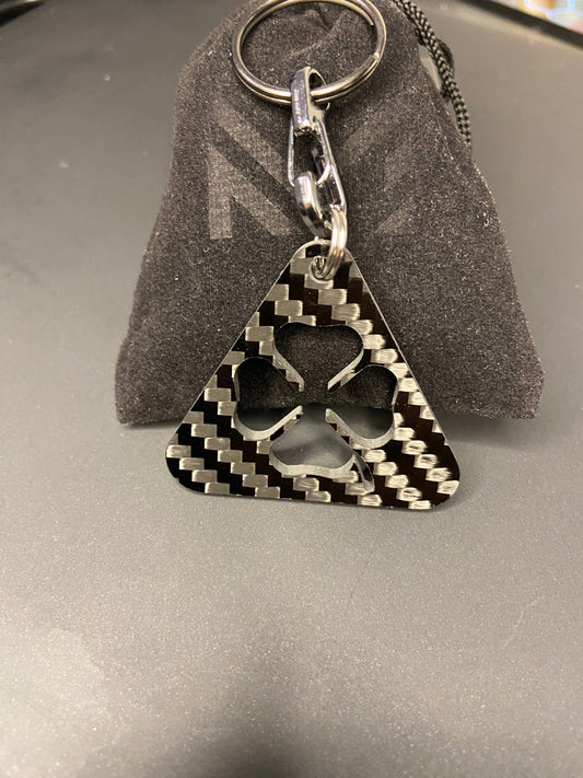 Alfa Romeo Quadrifoglio keychain