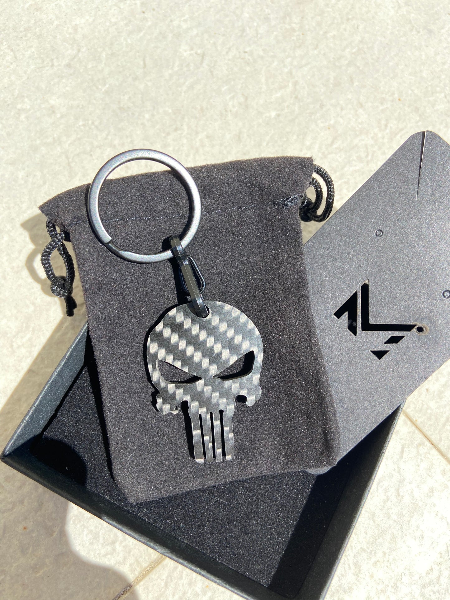 Punisher keychain