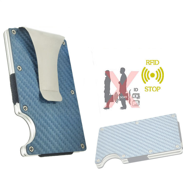 Carbon fiber credit card holder