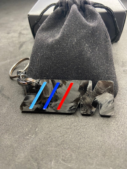 M keychain