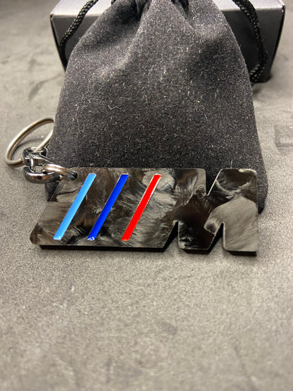 M keychain