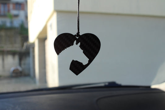Heart Pendant with Horse