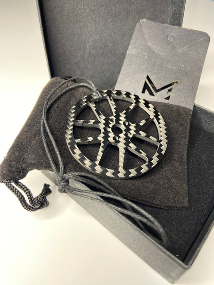 Alloy circle pendant