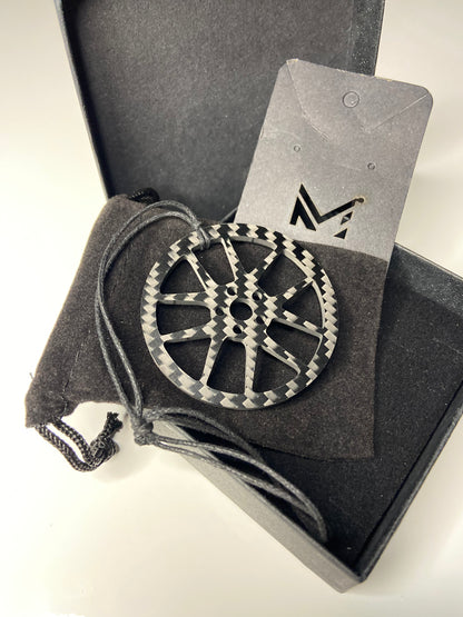 Alloy circle pendant
